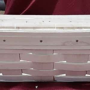 LONGABERGER WHITEWASHED BREAD BASKET